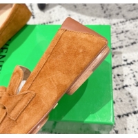 Stylish Bottega Veneta Daddy Loafers in Suede Yellow 0823054