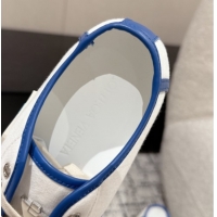 Buy Luxury Bottega Veneta Eliot Low-top Sneakers in Canvas with Leather Trim White 0823060