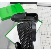 Purchase Bottega Veneta Daddy Loafers in Woven Leather Black 1027145