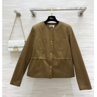 Super Quality Dior Belted Jacket Gold-Tone DR090415 2025