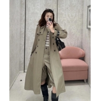 Buy Promotional Dior Long Coat B91615 Khaki 2025