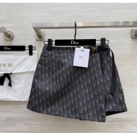 Luxury Cheap Dior Oblique Short DR091901 Grey 2025