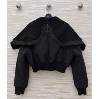 Luxury Discount Dior Padded Short Jacket DR091903 Black 2025