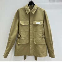 Famous Brand Dior Cotton Jacket DR091906 Yellow 2025