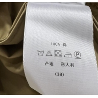 Famous Brand Dior Cotton Jacket DR091906 Yellow 2025