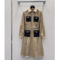 Cheap Price Dior Coat with Pockets DR091916 Beige 2025