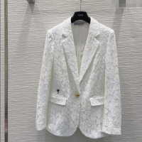 Good Quality Dior Lace Jacket DR091949 White 2025