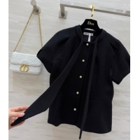 Good Looking Dior Bow Top DR091975 Black 2025