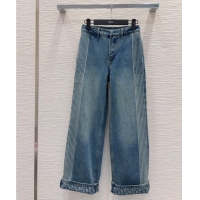 Big Discount Dior Cotton Denim Jeans DR101502 Blue 2025
