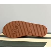 Charming Dolce & Gabbana Espadrille Flat Sliders Sandal in Majolica Embroidery Purple 0825137