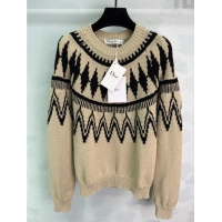 Well Crafted Dior Wool Cashmere Crochet Sweater 1015 Beige 2025