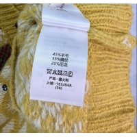 Promotional Dior Wool Blend Cardigan DR101508 Yellow 2025