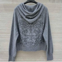 Buy Cheapest Dior Wool Cashmere Cardigan DR110616 Grey 2025
