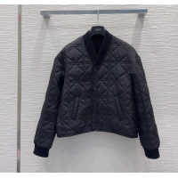 Luxury Discount Dior Quilted Padded Jacket DR110645 Black 2025