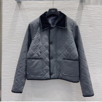 Good Taste Dior Quilted Padded Jacket DR110646 Grey 2025