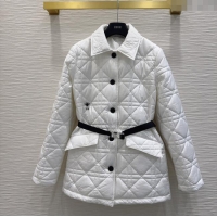 Best Price Dior Quilted Padded Jacket DR110650 White 2025