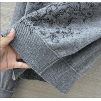 Reasonable Price Dior Wool Cashmere Sweater DR110653 Grey 2025