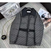Good Looking Dior Oblique Down Jacket DR1115 Black 2025