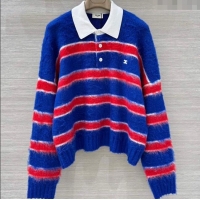 Fashion Discount Celine Striped Sweater CE091902 Blue 2025