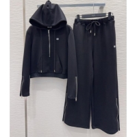 Well Crafted Celine Hoodie and Pants C101714 Black 2025