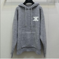 Buy Fashionable Celine Wool Sweater C101716 Grey 2025