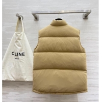 New Release Creation Celine Down Vest CE110602 Beige 2025