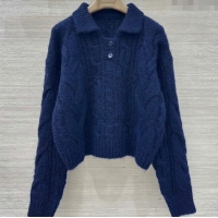 Reasonable Price Celine Mohair Sweater CE110633 Blue 2025