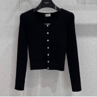 Grade Quality Celine Wool Cardigan CH110506 Black 2025