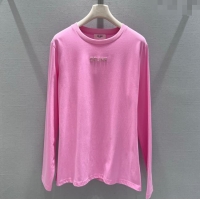 Well Crafted Celine Cotton T-Shirt CE110687 Pink 2025