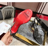 Good Looking Christian Louboutin Loubigirl Heel Sandals 6.5cm in Calf Leather Black 0827062