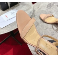 Best Price Christian Louboutin Loubigirl Heel Sandals 6.5cm in Patent Leather Nude 0827065
