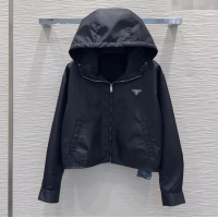 Luxury Cheap Prada Jacket P090224 Black 2025