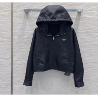 Luxury Cheap Prada Jacket P090224 Black 2025