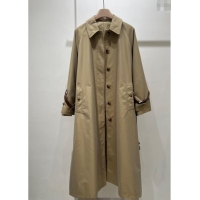 Famous Brand Prada Long Coat PR090409 Khaki 2025
