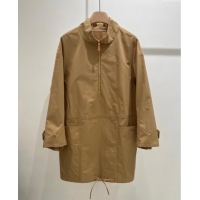 Super Quality Prada Cotton Shirt Dress PR090431 Beige 2025