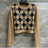 Well Crafted Prada Cashmere Sweater P91704 Brown 2025