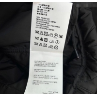 Luxury Cheap Prada Quilted Nylon and Cotton Padded Coat PR091901 Black 2025