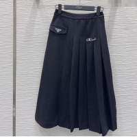 Unique Grade Prada Wool Blend Skirt PR091919 Black 2025