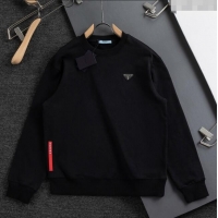 Super Quality Prada Mens Sweatshirt P101403 Black 2025