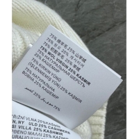 Top Design Prada Wool Cashmere Sweater PR101401 White 2025