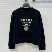 Well Crafted Prada Cashmere Sweater PR101504 Black 2025