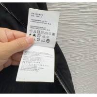 Super Quality Prada Suede Jacket PR110618 Black 2025