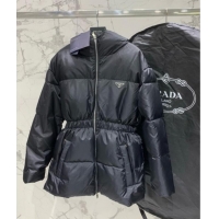 Unique Discount Prada Padded Jacket PR111523 Black 2025