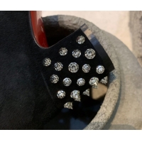 Best Price Christian Louboutin Study Heel Ankle Boots 5.5cm in Suede Black 1030172