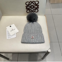 Buy Inexpensive Moncler Wool Hat M103004 Grey 2025