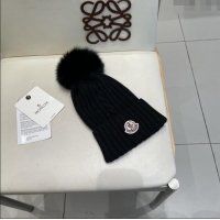 Buy Discount Moncler Wool Hat M103005 Black 2025