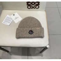 Buy Discount Moncler Knit Hat M103007 Light Grey 2025