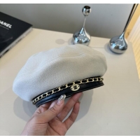 Reasonable Price Chanel Beret Hat CH103102 White 2025
