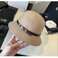 Luxury Discount Celine Wool Hat C103013 Beige 2025