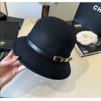 Luxury Discount Celine Wool Hat C103014 Black 2025